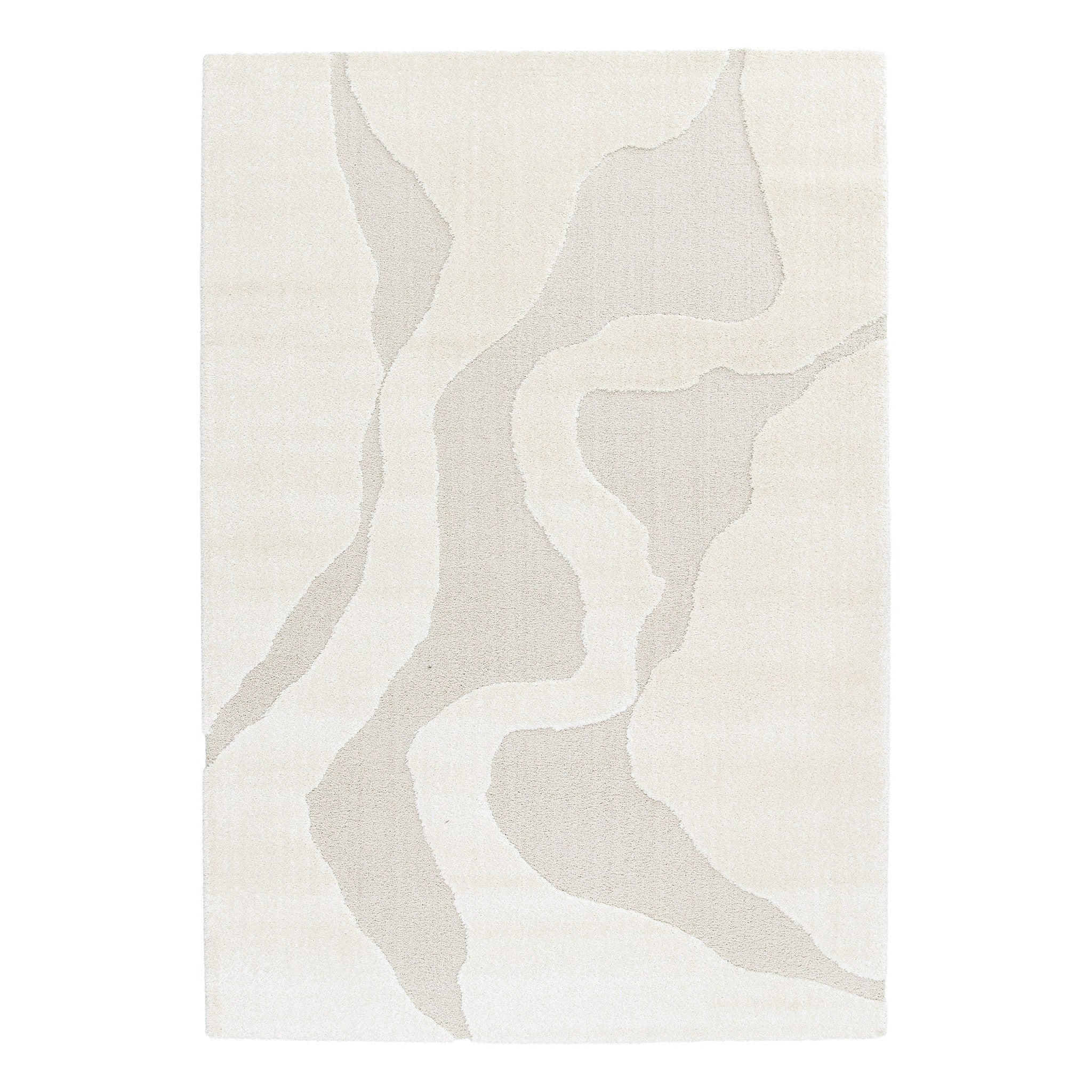 TEPPICH sehr weich mit Relief-Effekt beige - Beige, Textil (200/290cm) - AFK Living