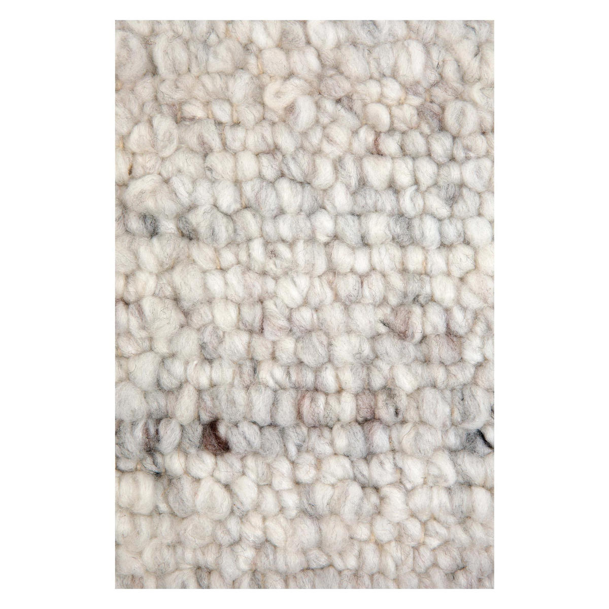 TEPPICH Alma schneeweiß 70 x 140 x 1 cm - Weiß, Textil (70/140cm) - Vivaraise