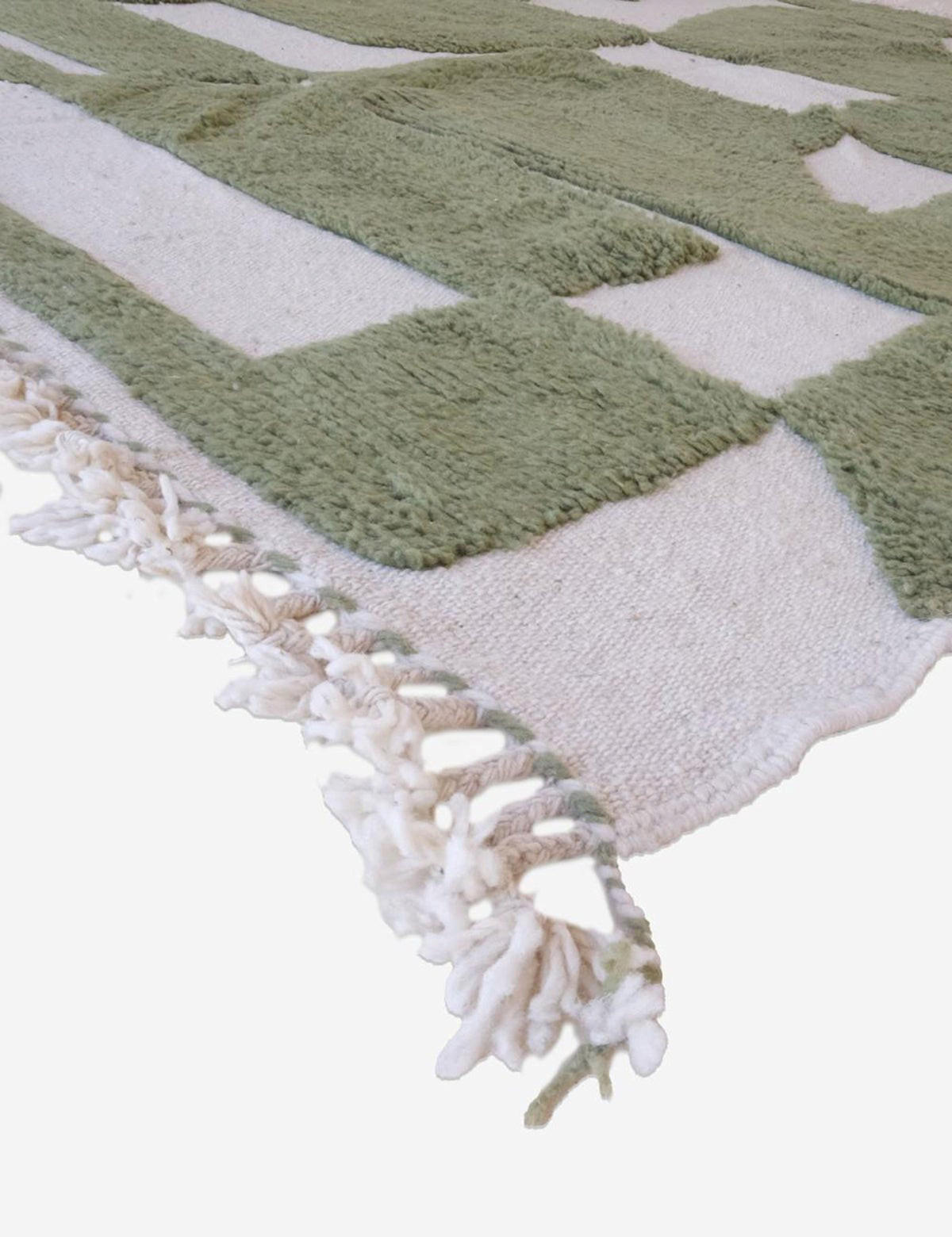 BERBERTEPPICH mit Reliefstruktur 211x 288 cm - Grün, Naturmaterialien (211/288cm) - AFK Living