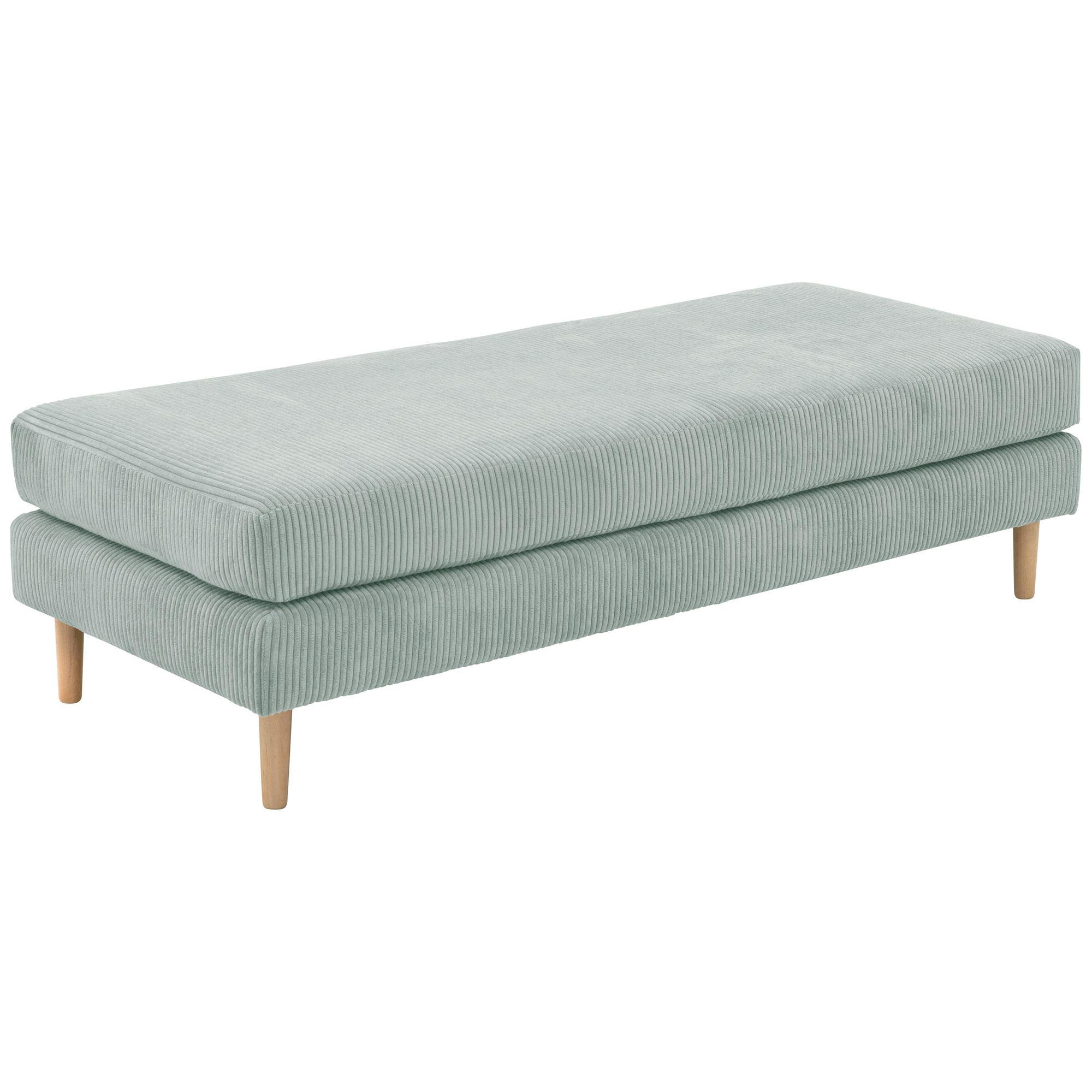 58aufmkessel Hockerbank Silber 170x45x71 cm