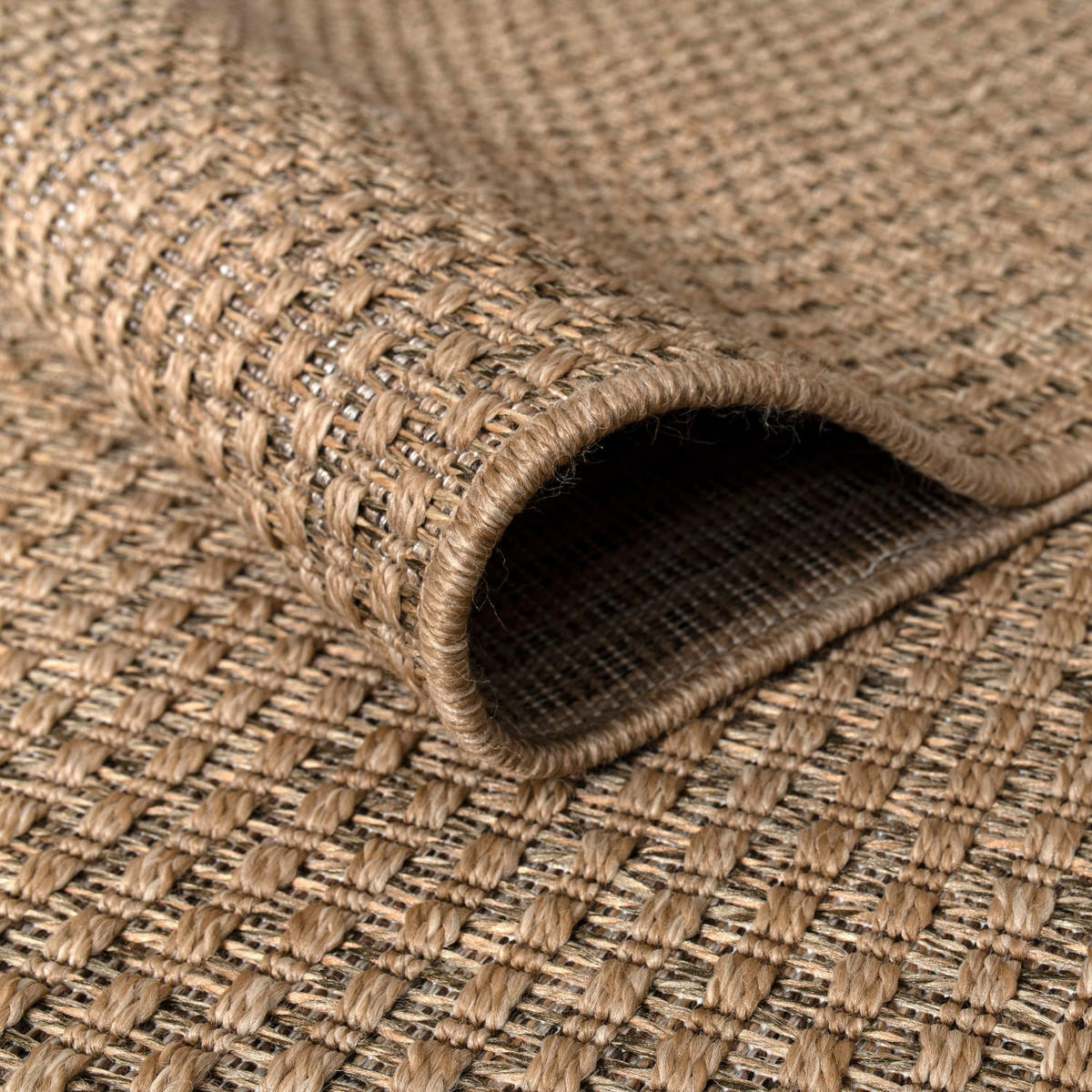 FLACHWEBTEPPICH, einfarbig, aus Polypropylen, Beige, 160 x 230 cm - Beige, Textil (160/230cm) - KADIMA DESIGN