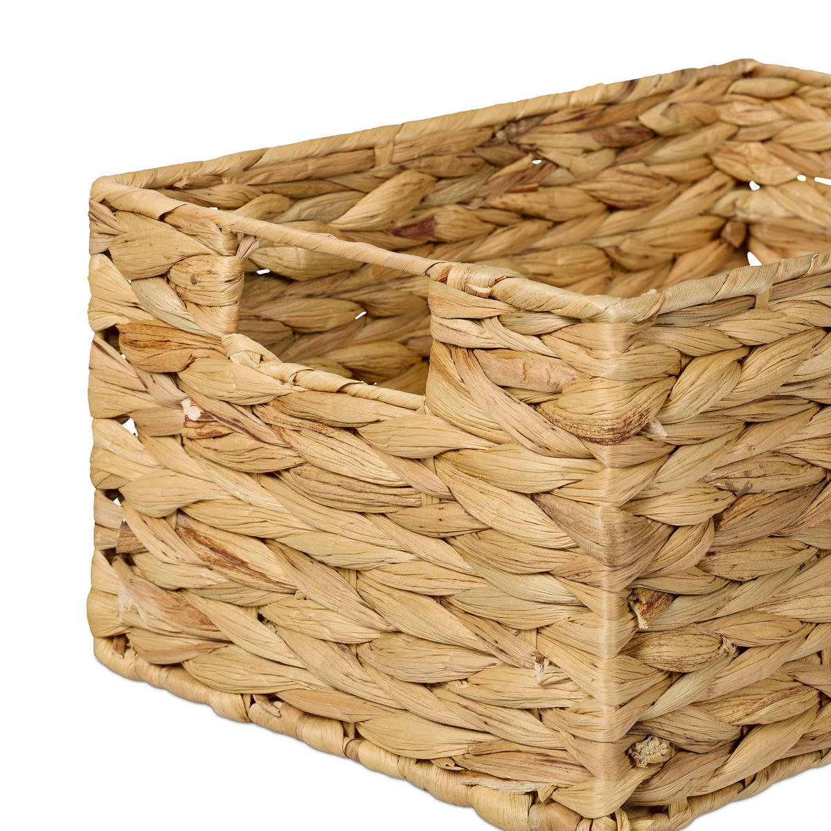 2-TEILIGES Aufbewahrungskorb-Set - Hellbraun, Textil (40/18/24.5cm) - Relaxdays