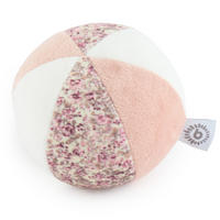 SOFTBALL mit Rassel, Ella Ø 10 cm Stoffball Baby - Rosa, Textil (10/10cm) - Bieco Spielwaren