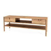 TV-SCHRANK INA Wildeiche - Beige, Holz (160/59/46cm) - byoak
