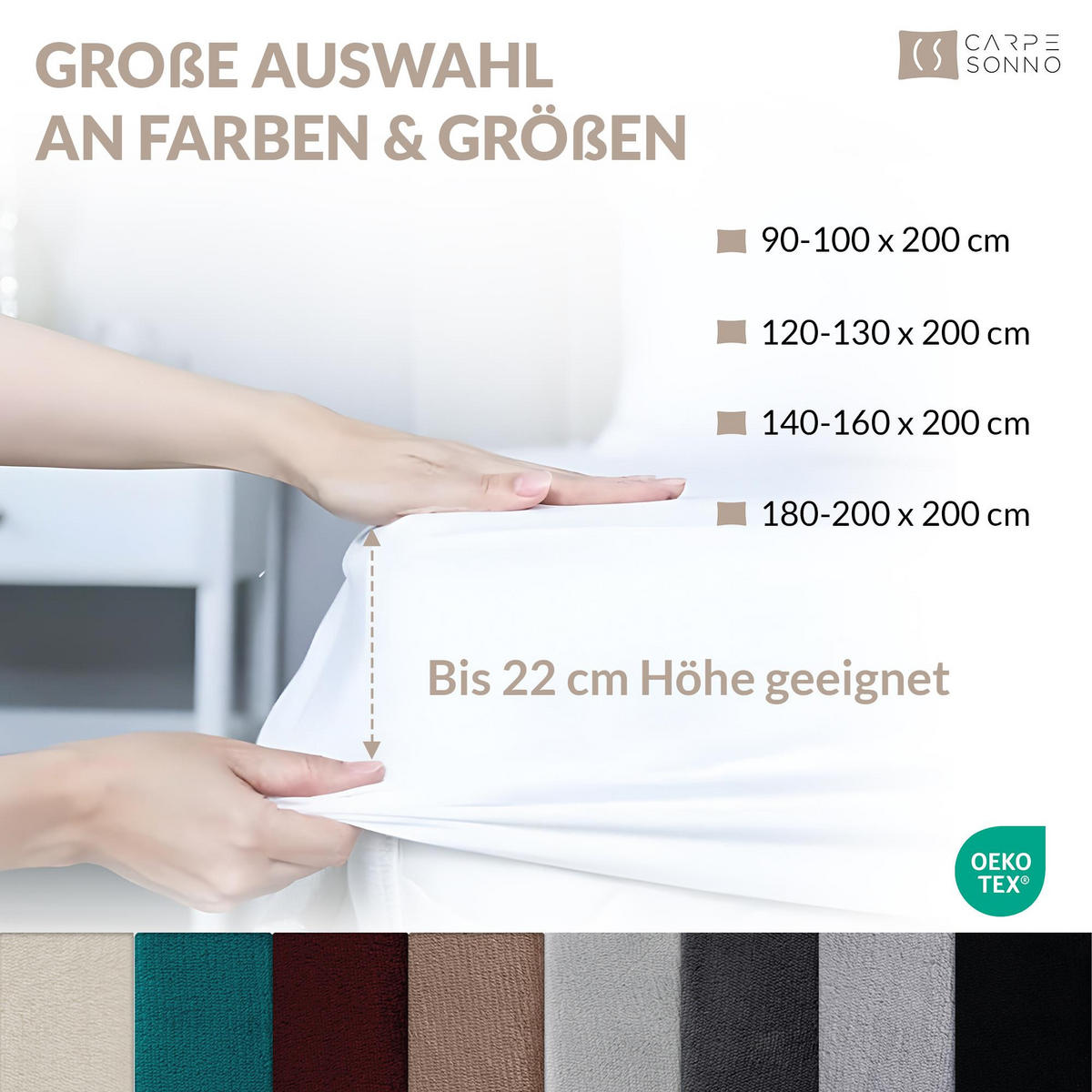CASHMERE-TOUCH-SPANNBETTLAKEN 200x200 cm, Warmes Winter Bettlaken Bordeaux - Bordeaux, Textil (200/200cm) - Carpe Sonno