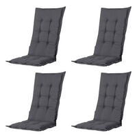 GARTENSTUHLKISSEN Panama 105/50 cm 4er-Set - Grau, Textil (50/6/105cm) - Madison