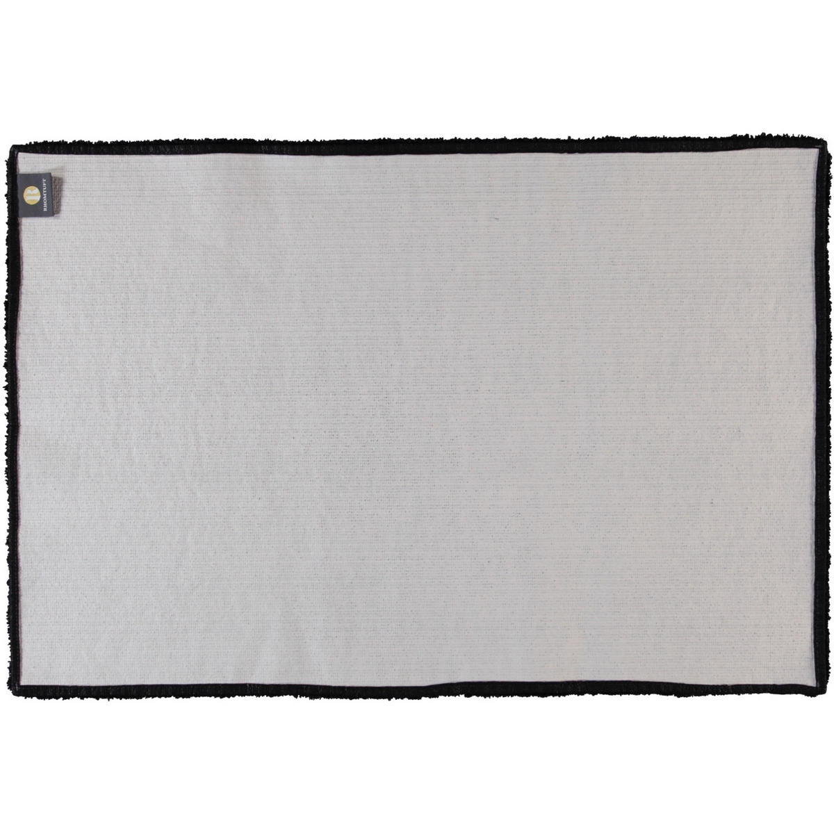 BADTEPPICHE SQUARE SCHWARZ - 15 - Schwarz, Textil (70/120cm) - Rhomtuft