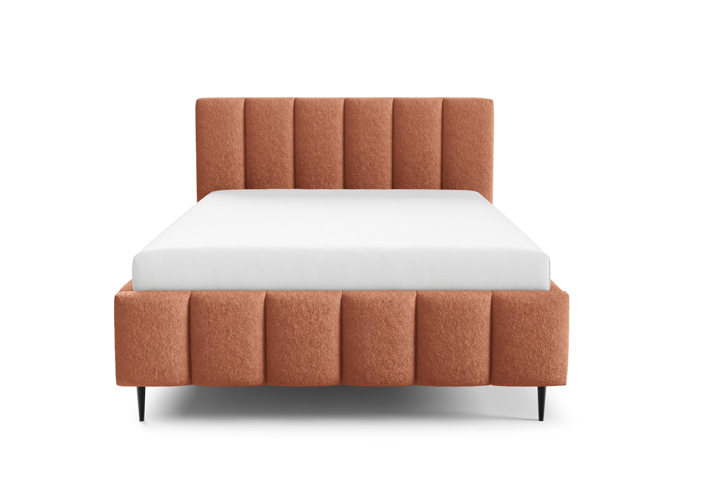 POLSTERBETT mit Bettkasten 180x200 cm in Orange - Orange, Metall (180/200cm) - Home Collective