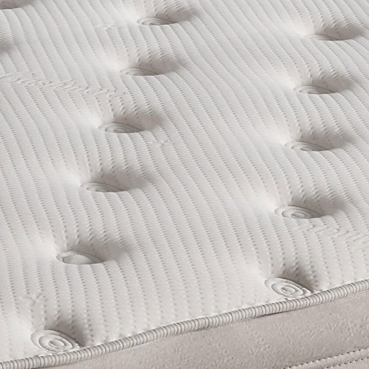 MATRATZE 90x190 Crystal Royalty H2/H3 30 cm - Weiß, Textil (90/190cm) - Simpur