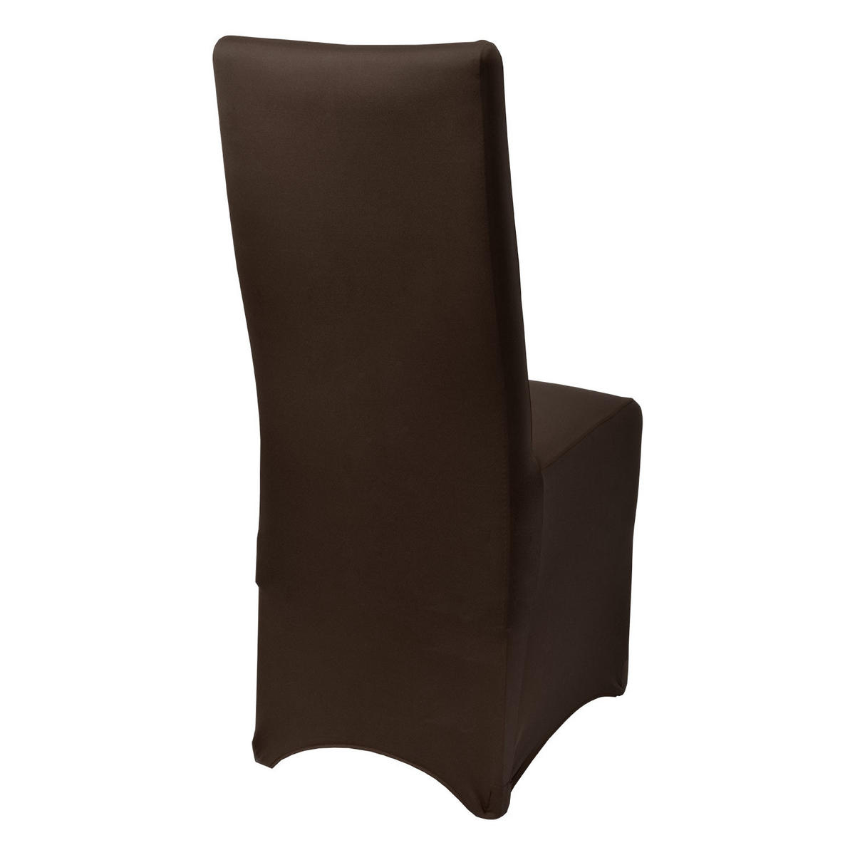 STUHLHUSSE Leona Stretch Bankett 95x45cm Braun - Braun, Textil (45/95cm) - Beautissu 