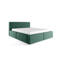 POLSTERBETT Rosmus Bettkasten 140x200 grün - Grün, Holz/Textil (140/200cm) - Fedve