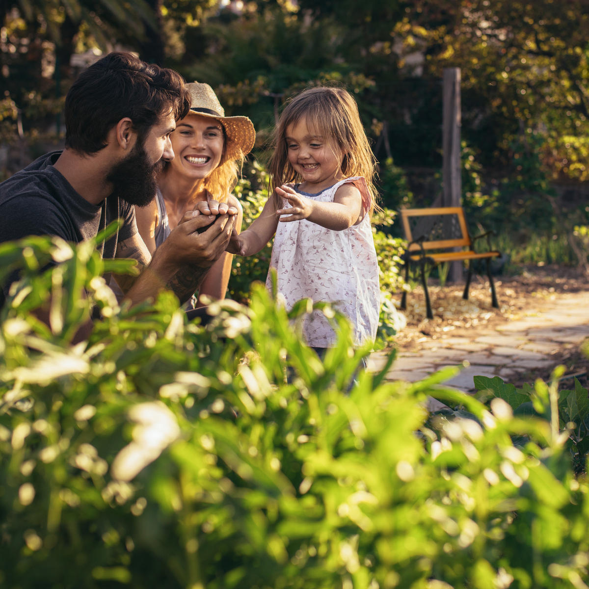 GARTENSTUHL - Multicolor, Holz/Kunststoff (62/73/52.5cm) - Relaxdays