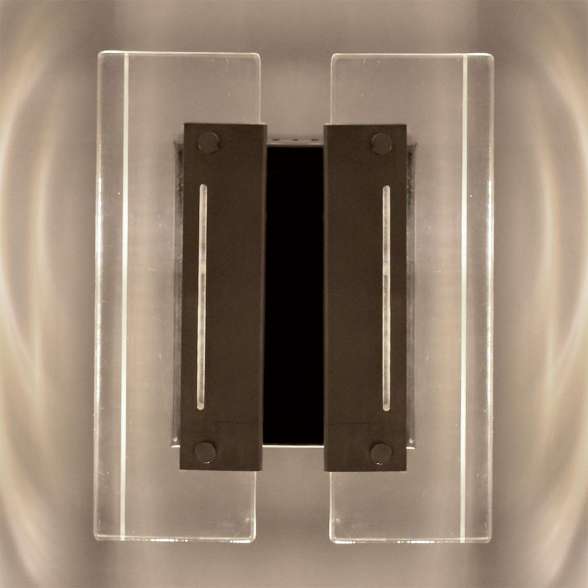 LED WANDLEUCHTE Laguna Silber Metall Acryl - Silberfarben, Metall (19.5/24/5.5cm) - Esto