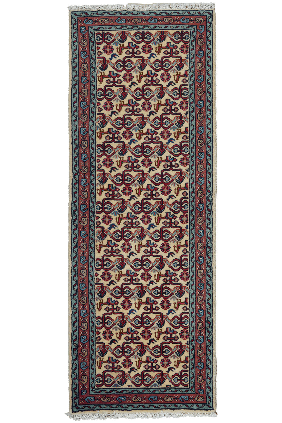 LÄUFER Orient handgeknüpft Assadabad Beige 192/71 cm Schurwolle - Beige, Textil (71/192cm) - Looma