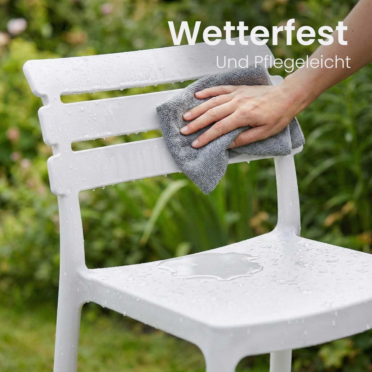 BARHOCKER Kunststoff Weiß - Weiß, Kunststoff (49/99/50cm) - CLP