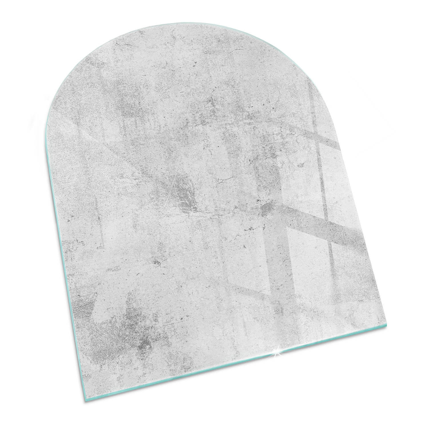 ArtPrintCave Glasplatte Grau 80x70x0.4 cm