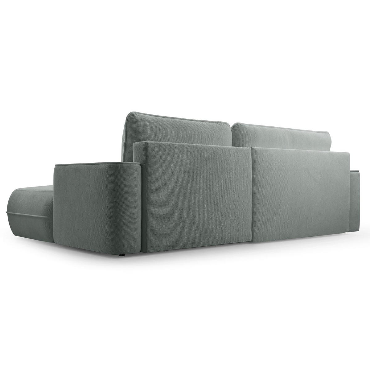 ECKSOFA Fuerro Graubeige Strukturstoff - Taupe/Schwarz, Kunststoff/Textil (260/168cm) - Selsey