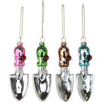 GLASSCHMUCK Gartenschaufeln 4-tlg. - Multicolor, Glas (3.5/11.5/2.3cm) - FURNARO