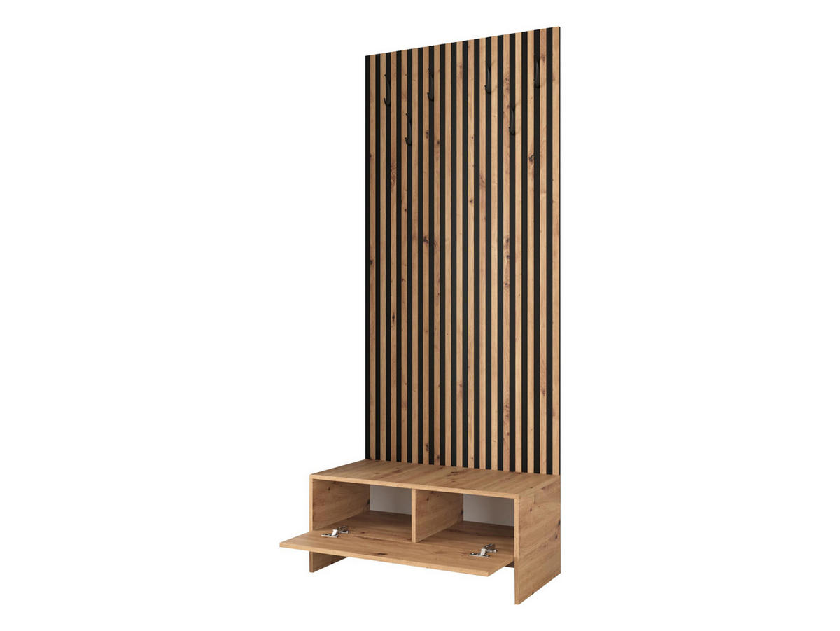 GARDEROBE Balma VII - Braun, Holzwerkstoff (85/206/44cm) - MIRJAN24