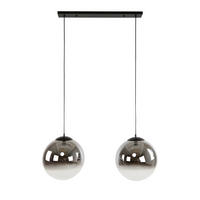 HÄNGELEUCHTE Bubble Schwarz 40/110/ 150 cm - Schwarz, Glas (40/110/150cm) - Hoyz Collection