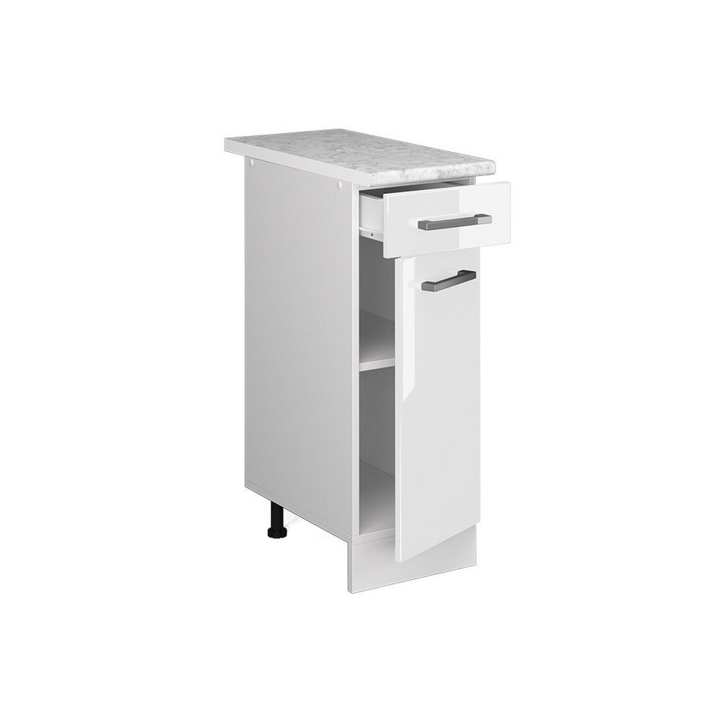 Vicco Unterschrank R-line | Weiß Hochglanz