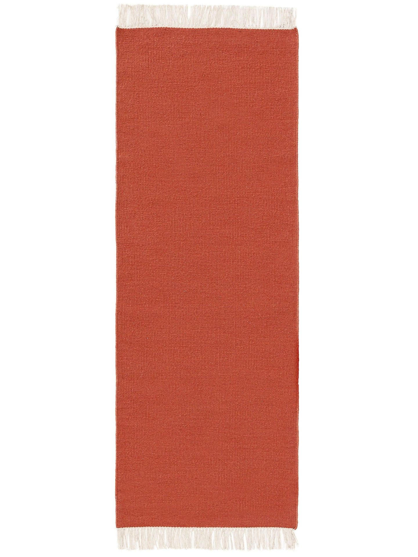 TEPPICH Wollteppich Liv Orange - Orange, Textil (80/1cm) - KUNSTLOFT