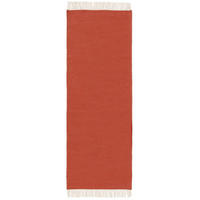 TEPPICH Wollteppich Liv Orange - Orange, Textil (70/1cm) - KUNSTLOFT