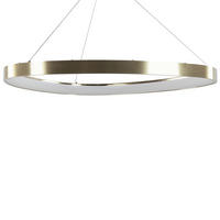 HÄNGELEUCHTE Kraburi 61/61/180 cm - Goldfarben, Kunststoff (61/61/180cm) - Beliani