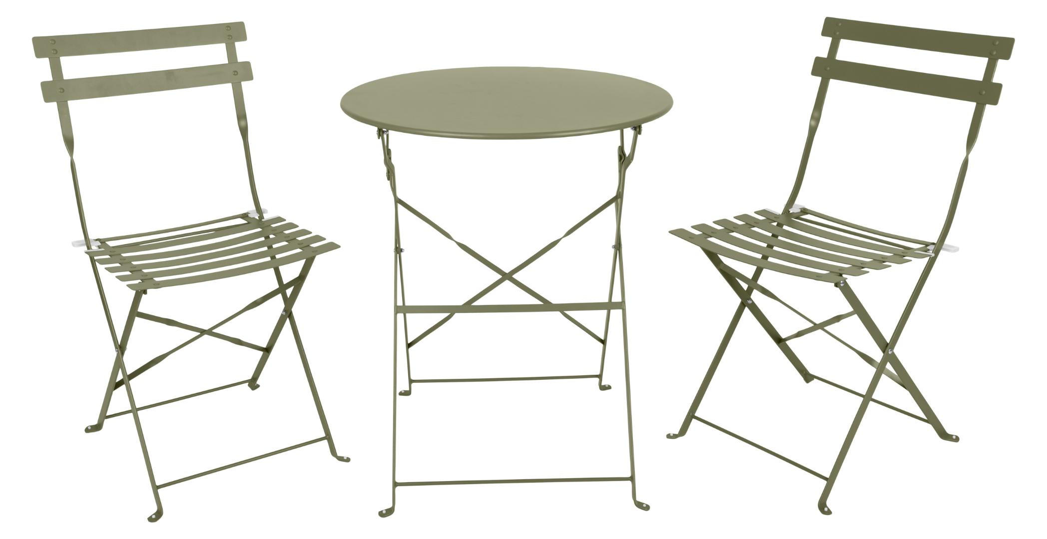 TISCH, Sam, Tisch Grün, Stahl, 42 x 46 x 80 cm - Grün, Metall - ebuy24