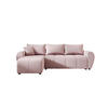 ECKSOFA MOLISA L Cosmic 14 Links mit Schlaffunktion - Rosa, Textil (245/145cm) - Bedante