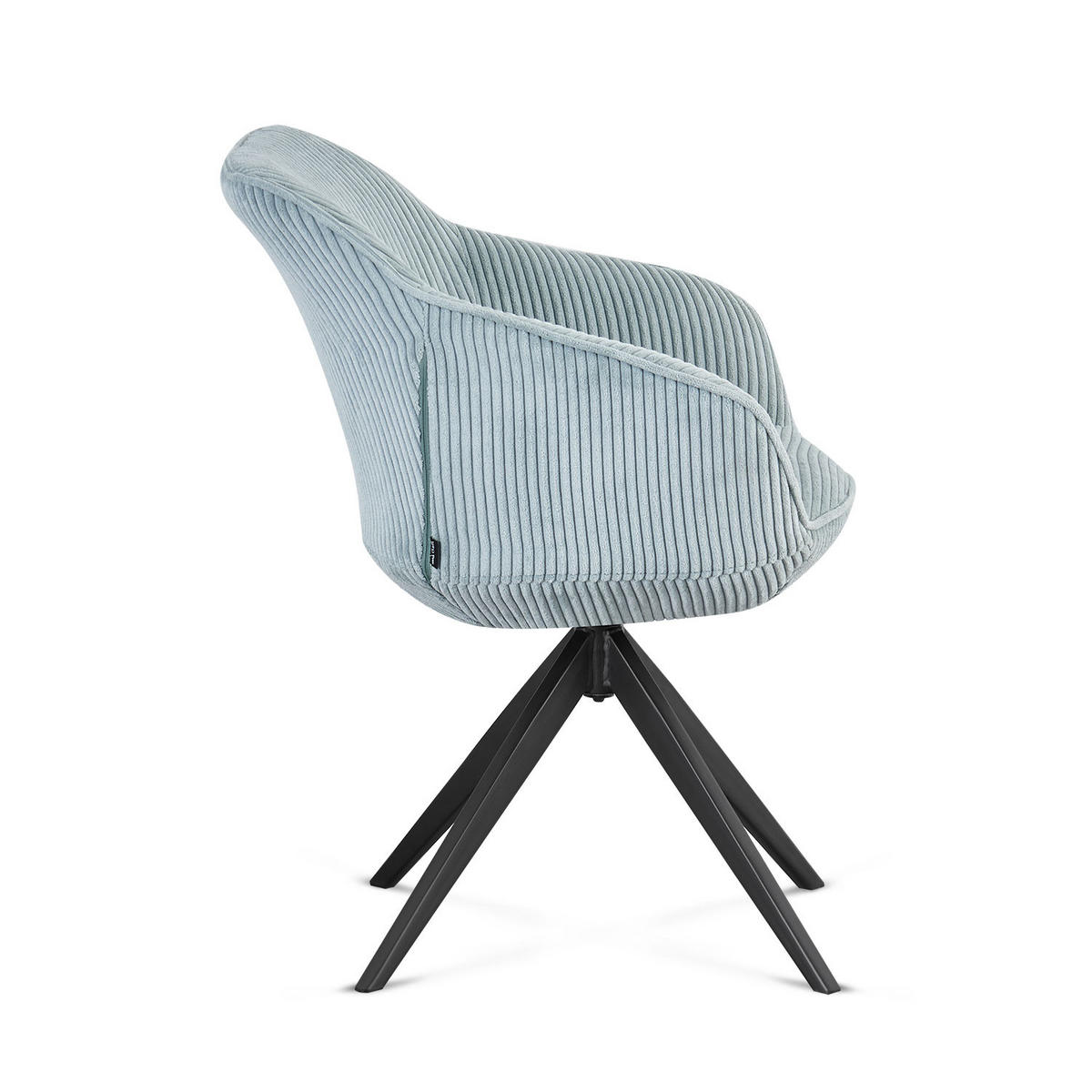 ARMLEHNSTUHL ARVIT Hellblau - Hellblau, Metall (58/81/61cm) - B&D Home