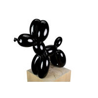 SKULPTUR Schwarz 50/46 cm - Schwarz, Stein (3.8/46/18cm) - KUNSTLOFT