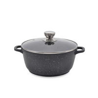 TOPF Graphit 38/28/12 cm MR4228 - Graphitfarben, Metall (28cm) - Maestro 