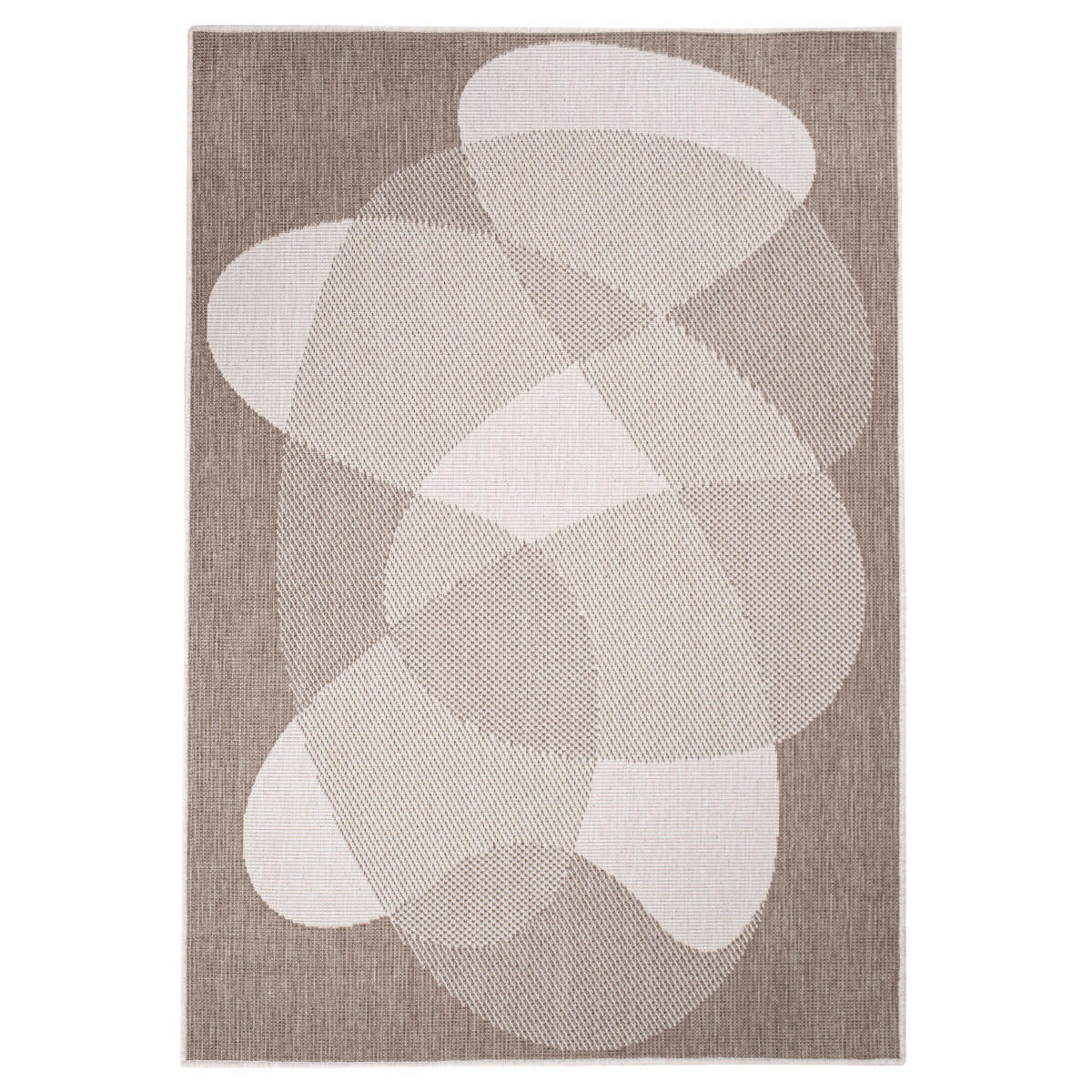OUTDOOR-TEPPICH DuoRug 5835 Creme 200x290 cm - Beige, Textil (200/290cm) - carpet city