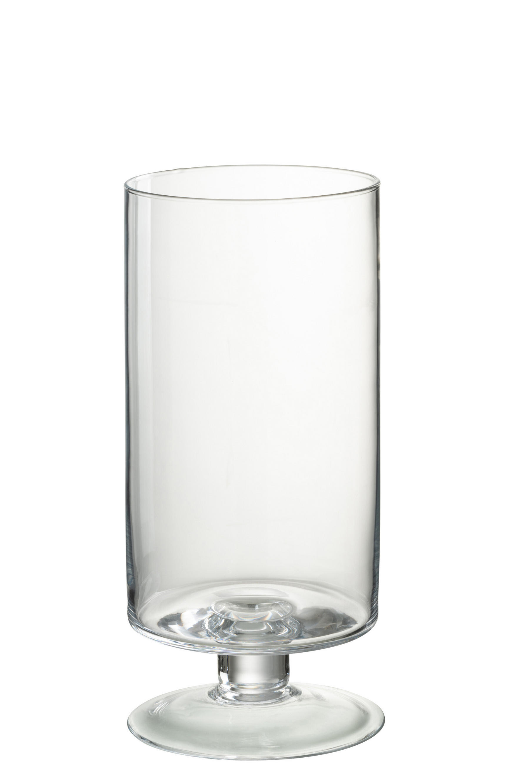 KERZENHALTER FLAMMENKELCH - Glas - Transparant - L - Transparent, Glas (16/33.5cm) - J-Line