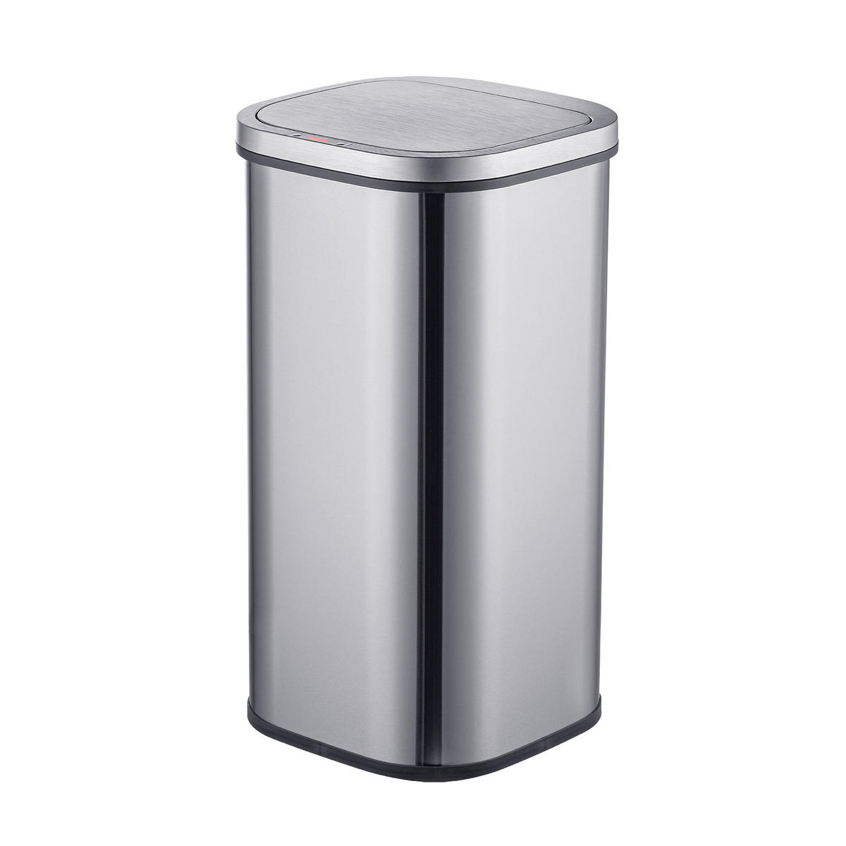 SENZOROVÝ kôš - strieborná, kov/plast (25/52.5/25cm) - Relaxdays