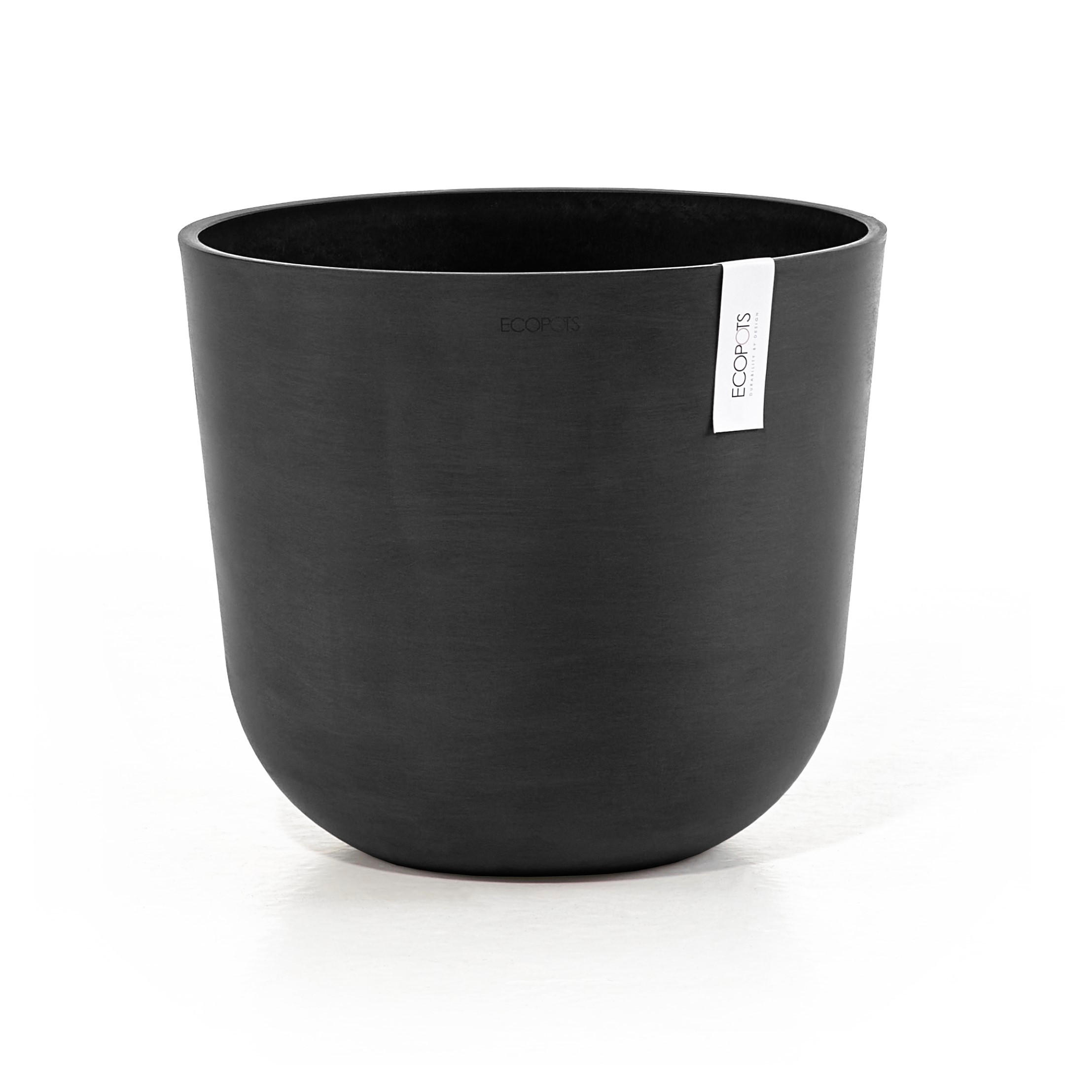 Ecopots Blumentopf Dunkelgrau 30.5 cm