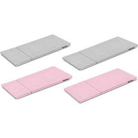 BEZUG-FÜR-KINDERMÖBEL-SET MIRUM 4 Stück, Rosé/Grau - Pink/Grau, Textil (173/3/80cm) - KONSIMO®