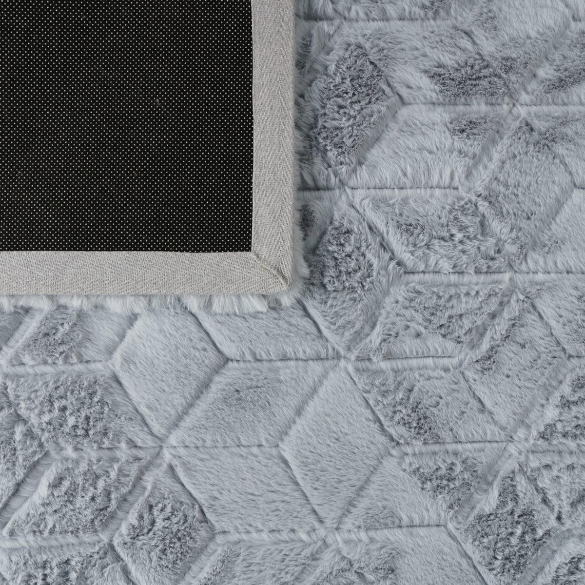 HOCHFLORTEPPICH Skandinavisch Grau 60 x 100 cm - Grau, Kunststoff (60/100cm) - TT Home