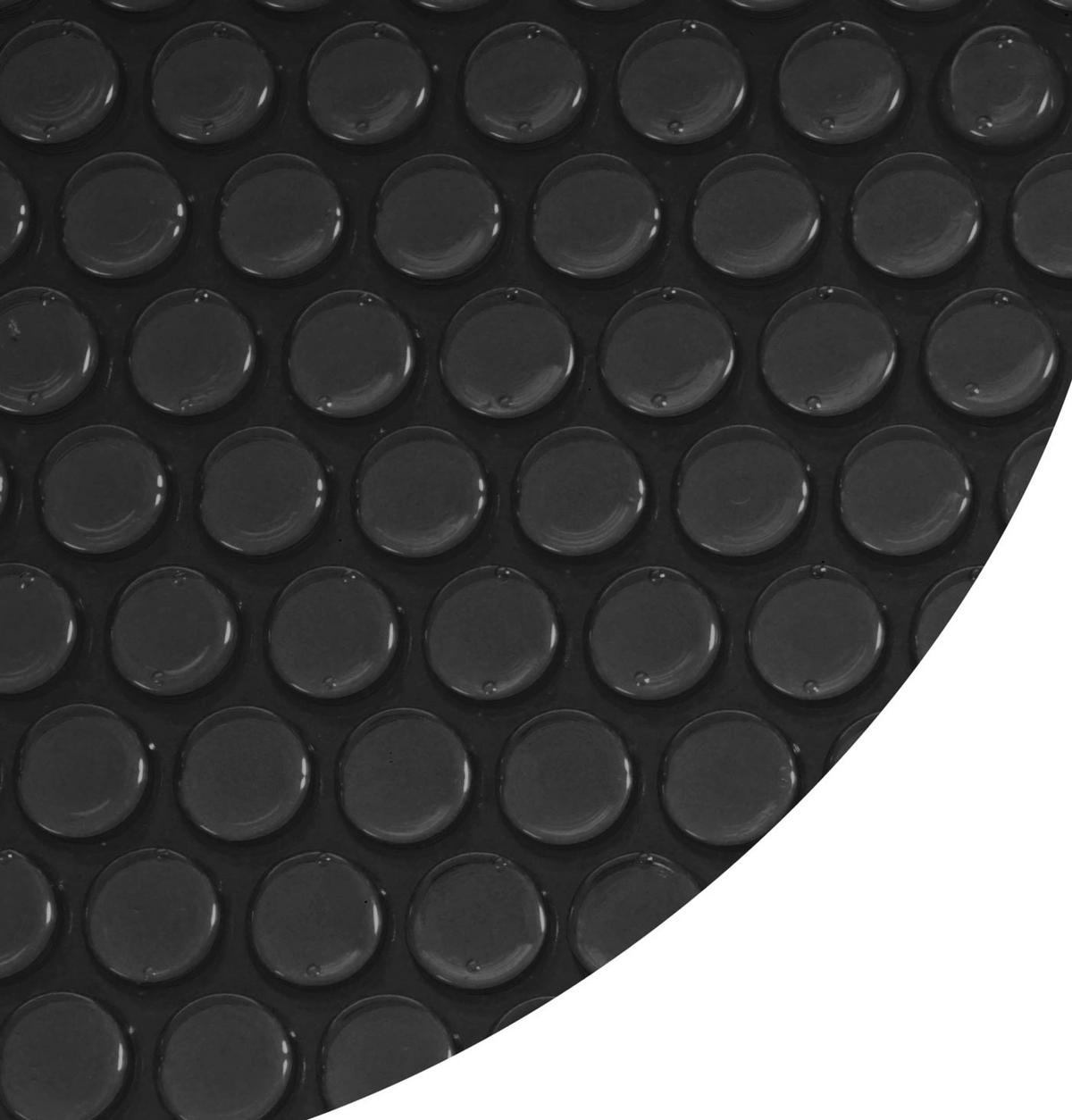 POOLABDECKUNG HxBxT 0,04x731x365cm oval 7,31x3,65m schwarz Stärke: 400 µm - Schwarz, Kunststoff (731/365cm) - PROREGAL