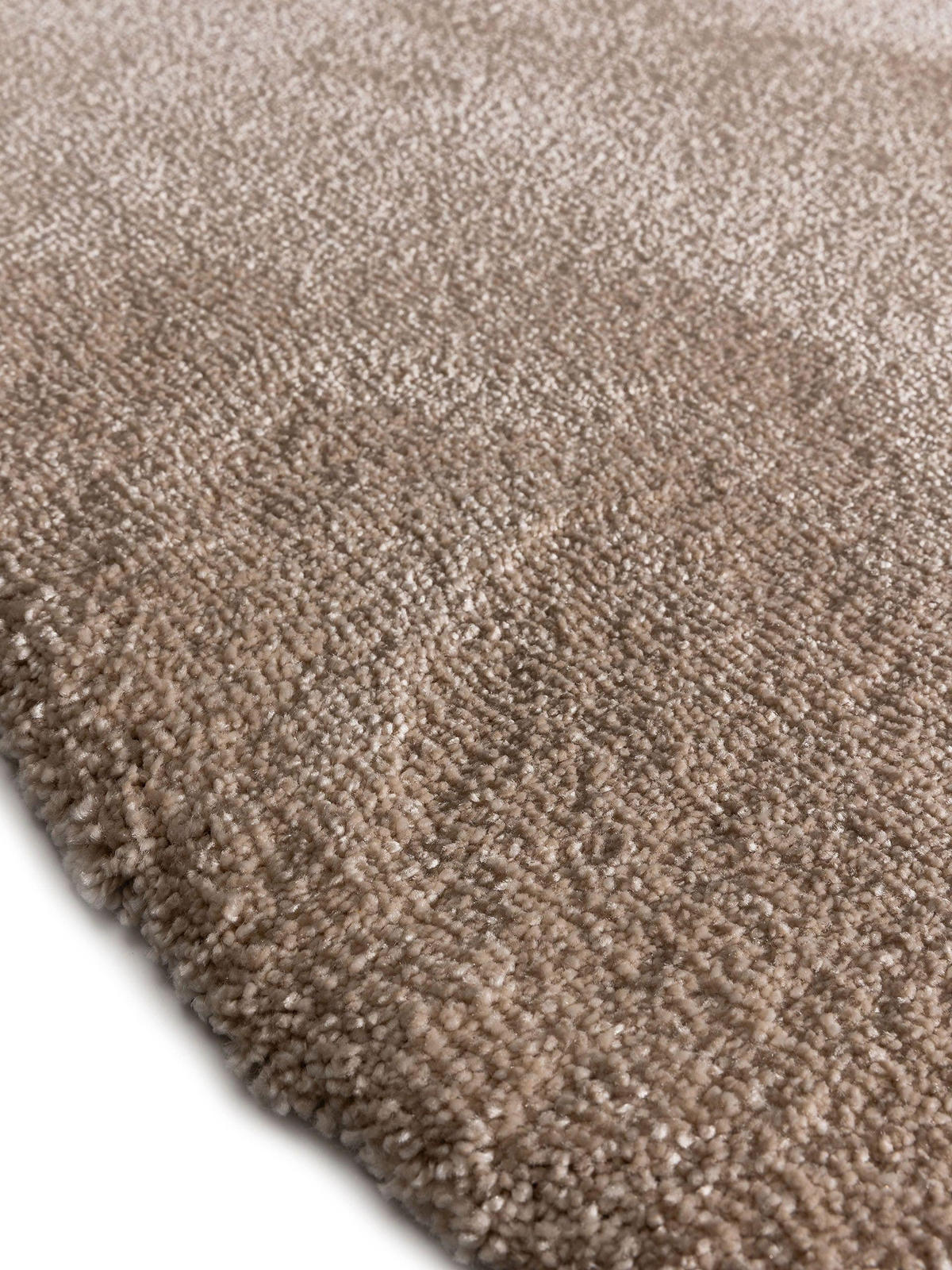 HOCHFLORTEPPICH Melvin waschbar ø 200 cm rund - Beige, Kunststoff (200/200cm) - benuta Nest