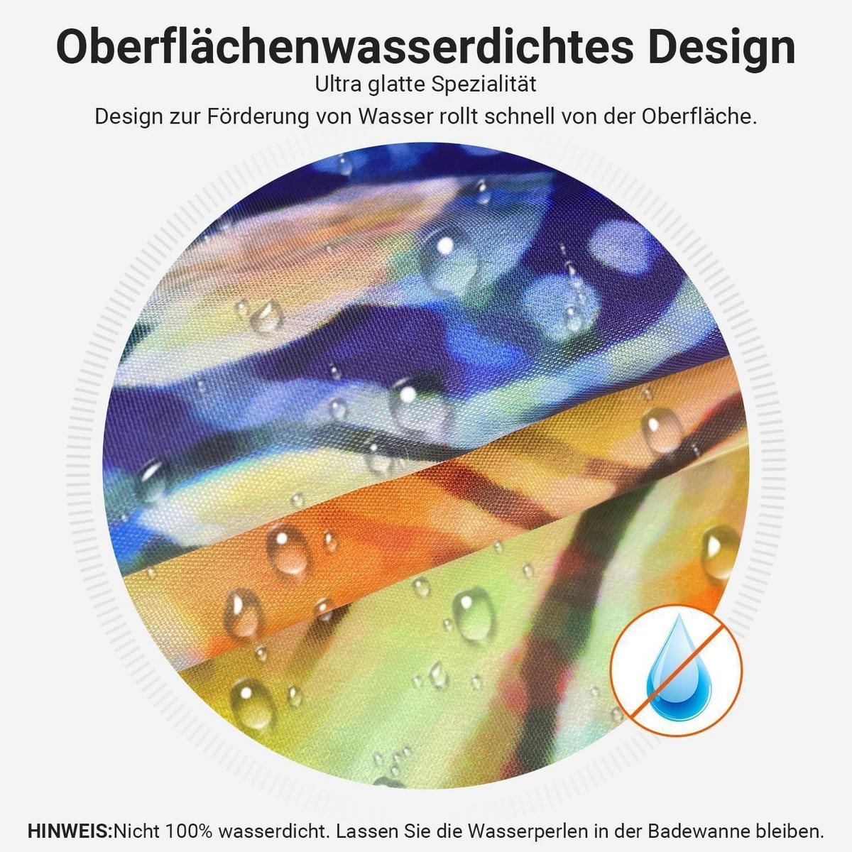 DUSCHVORHANG Böhmische Blume 240 x 200 cm - Multicolor, Textil (240/200cm)