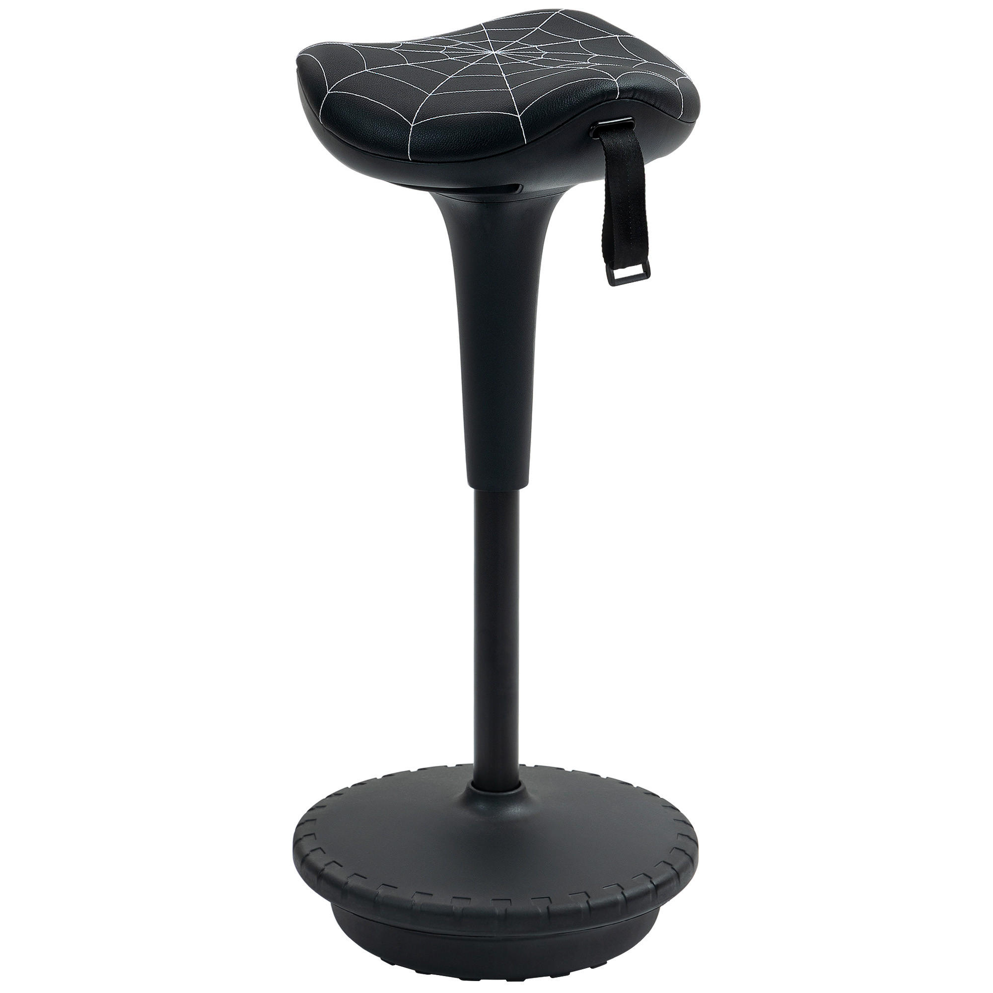 BÜROHOCKER Kunststoff Nylon Schwarz - Schwarz, Kunststoff (34/83.5/34cm) - Vinsetto