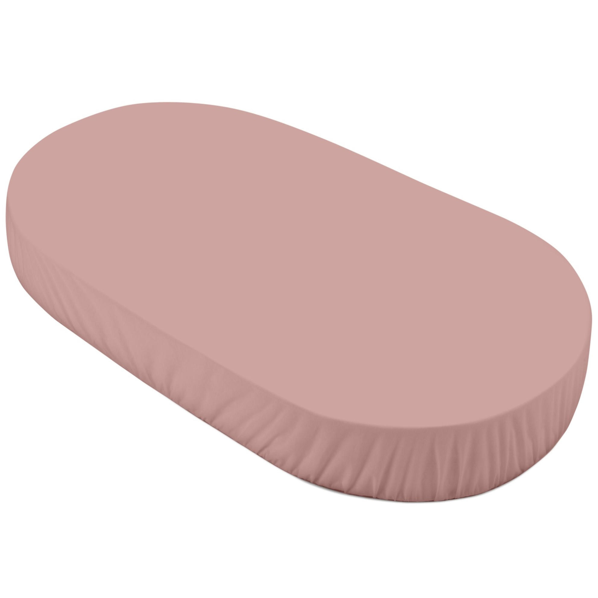 BABY Spannbettlaken 7in1 oval - Rosa, Textil (73/125cm) - waldin