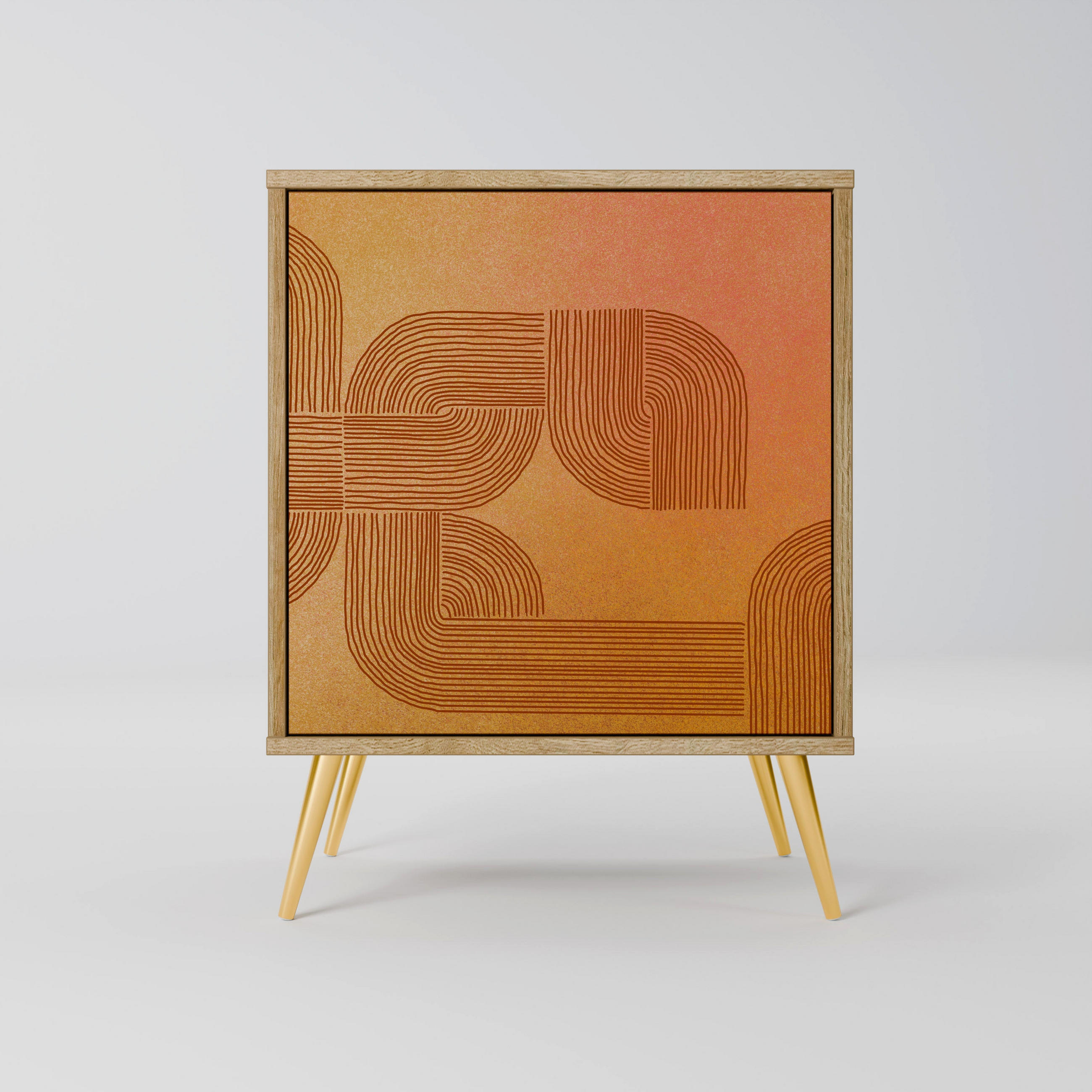 SpaceRebels Sideboard Eiche 57.5x75.5x42 cm
