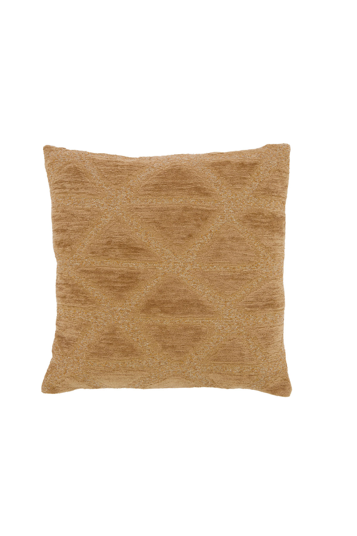 DEKOKISSEN Muncie Gelb 45/45/10 cm - Gelb, Textil (45/45cm) - Light & Living