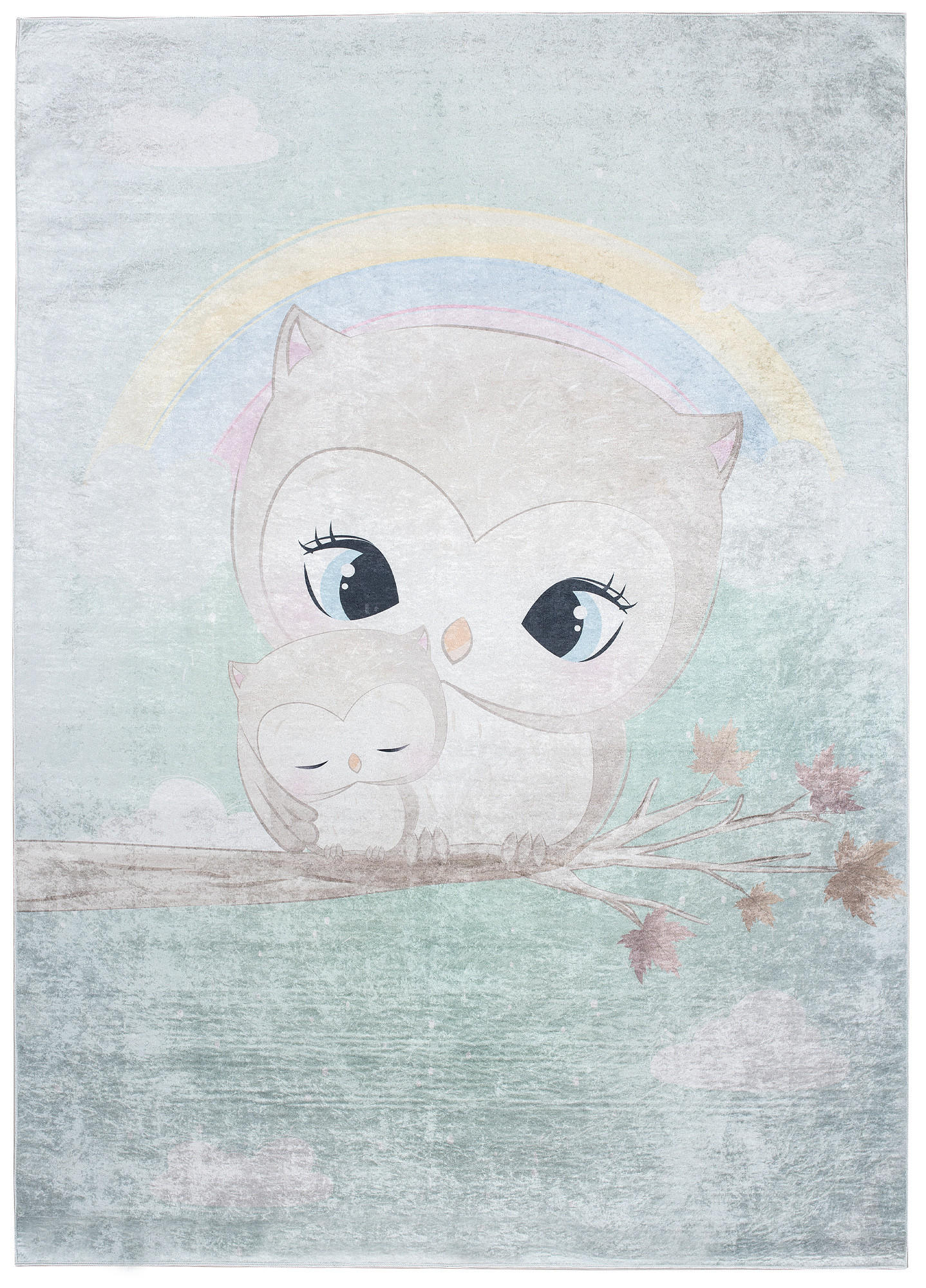 TEPPICH EMMA Mint 160/230 cm - Mintgrün, Kunststoff (160/230cm) - Tapiso