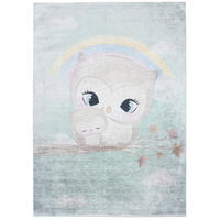 TEPPICH EMMA Mint 120/170 cm - Mintgrün, Kunststoff (120/170cm) - Tapiso