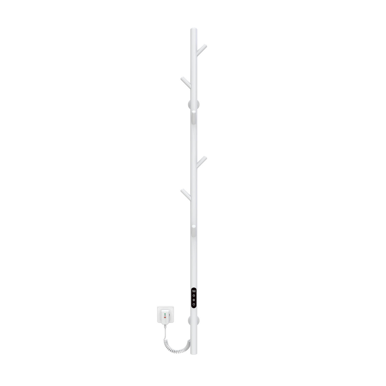 EMKE RADIÁTOR NA RUČNÍKY stromový s Wi-Fi, bílý, 150 cm
