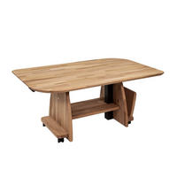 COUCHTISCH Cecislava 105x65x50 höhenverstellbar Wildeiche - Braun, Holz (105/65/50cm) - 58aufmkessel